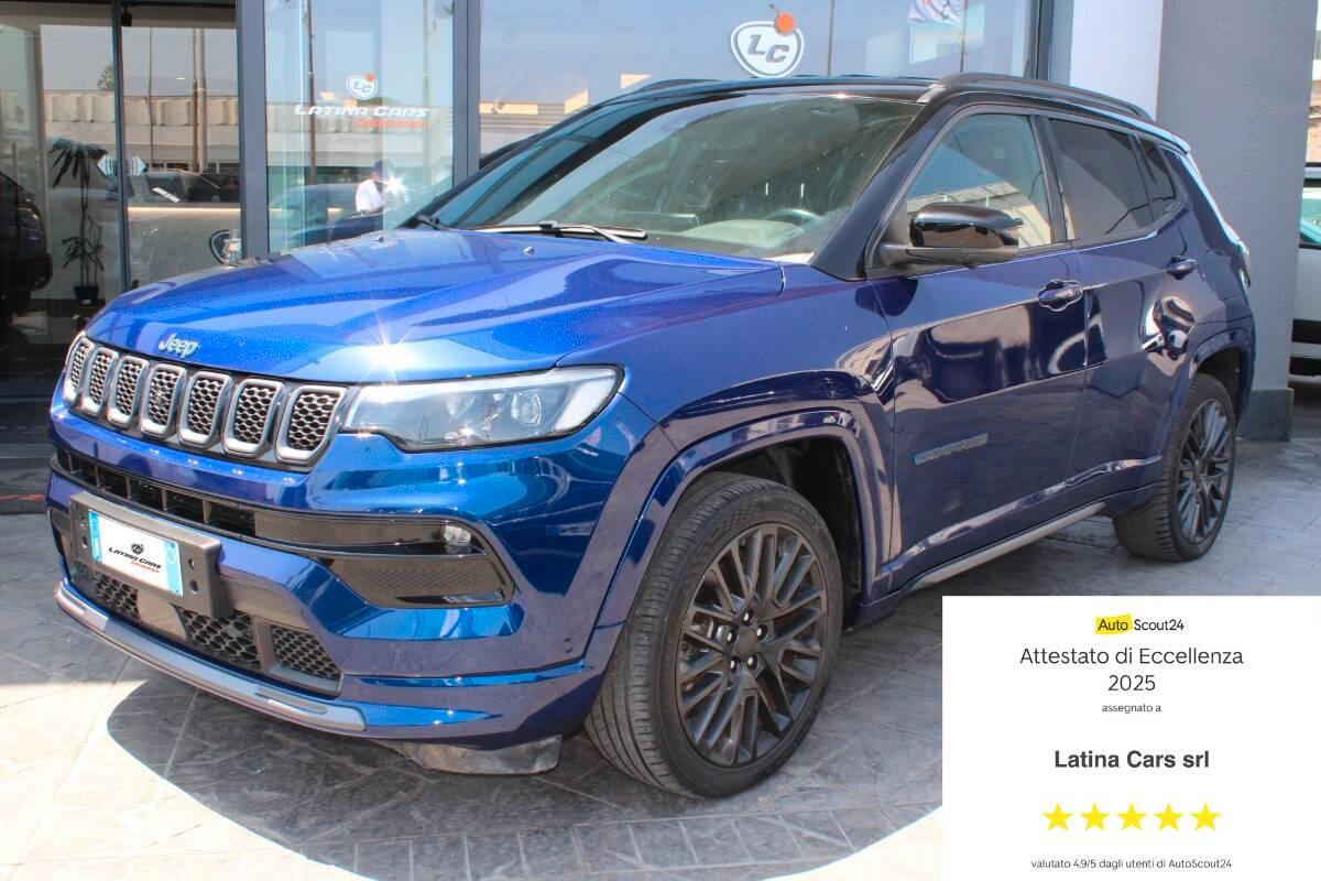 Jeep Compass 1.3 turbo phev S 4xe auto CV240 telecamera a 360°