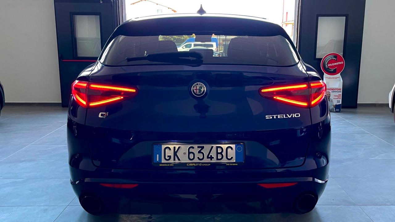 ALFA ROMEO STELVIO 2.2 Q4 TI TURBODIESEL 210CV - VOLANTE E SEDILI IN PELLE RISCALDABILI, MEMORIA