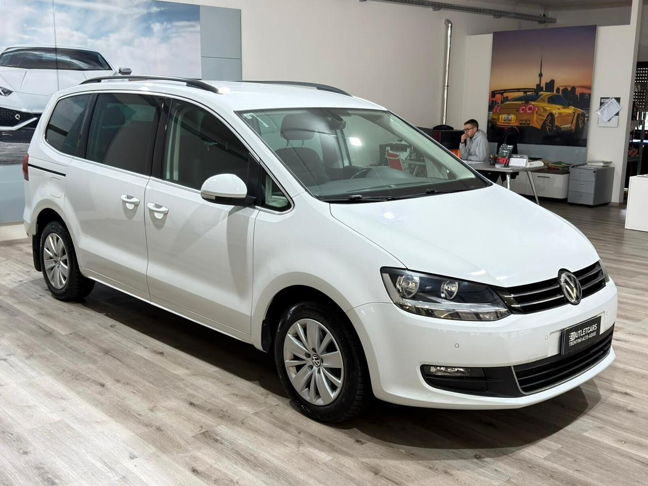 VW SHARAN 2.0TDI 150CV DSG 7POSTI GANCIO TRAINO