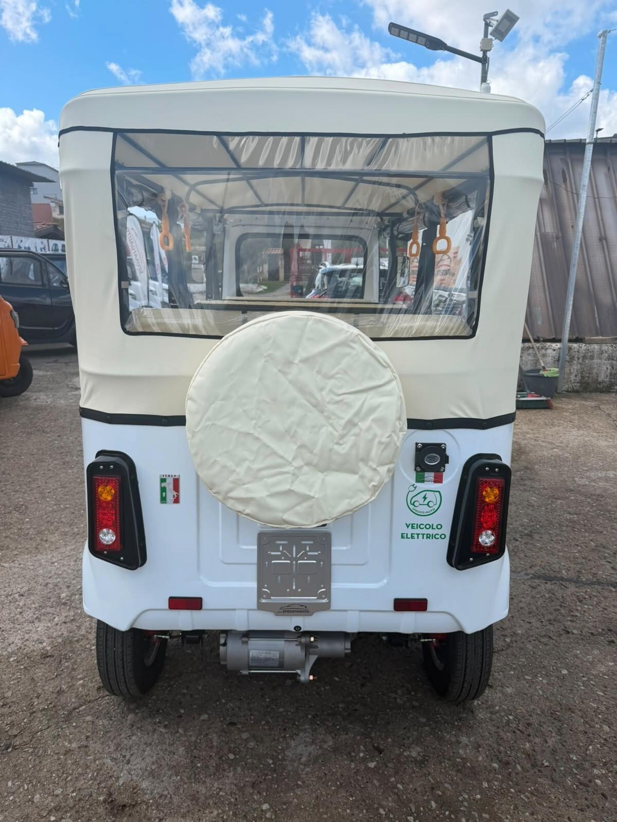 Altro Altro Nuova Ape CALESSINO ELETTRICO MODELLO ITALY 5 posti