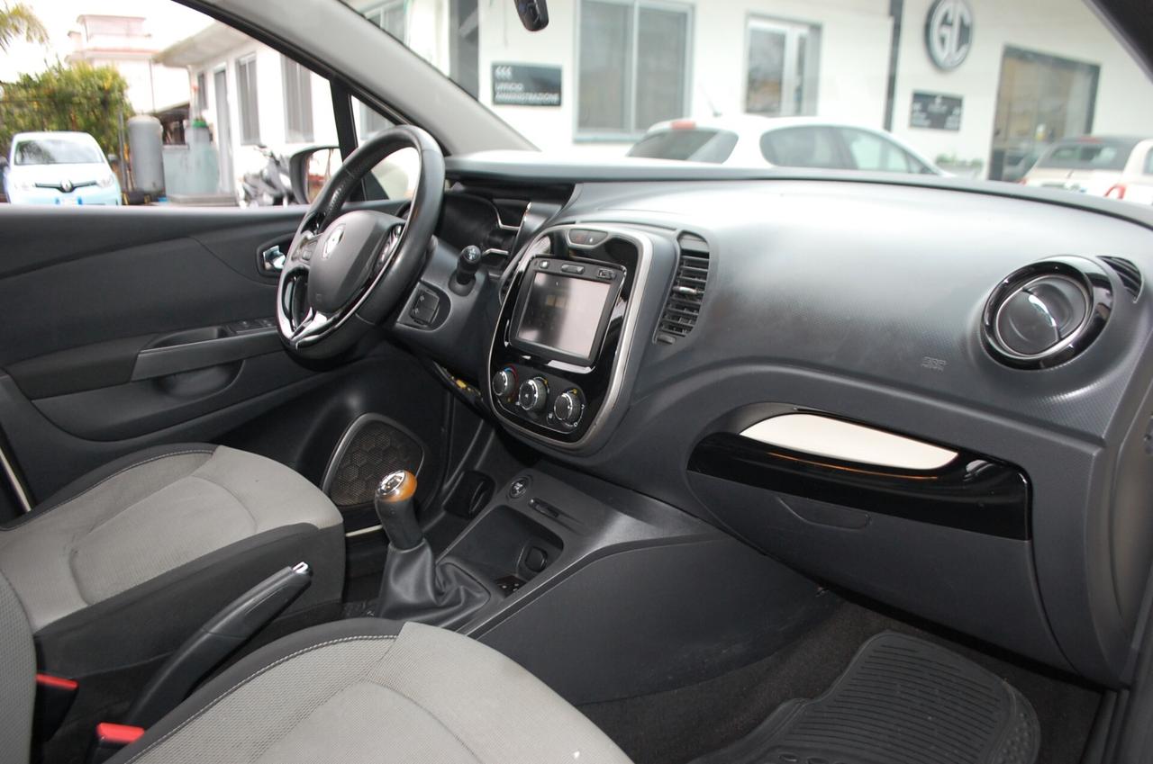 Renault Captur 1.5 dci 90CV Live S&S Uff Italy Navi Led USB Lega