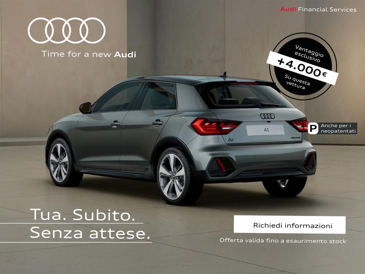 Audi A1 allstreet 30 1.0 tfsi identity contrast 116cv s tronic