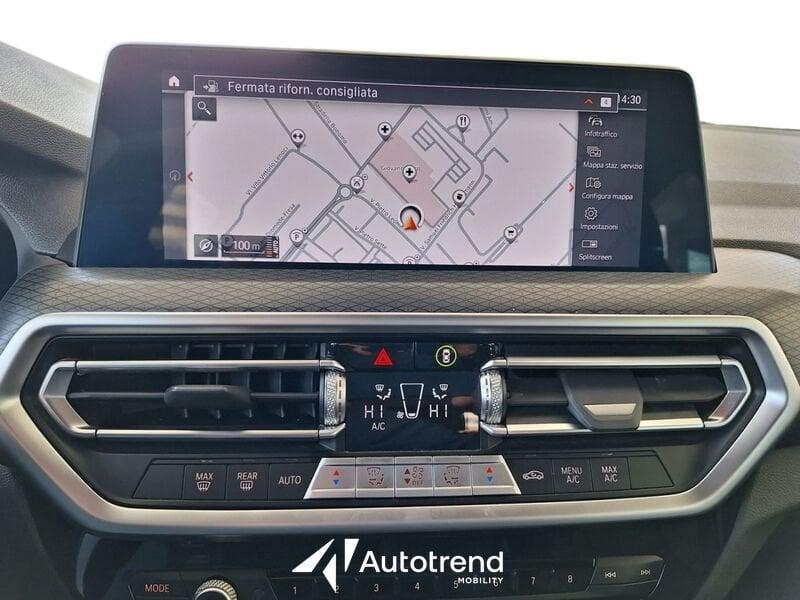 BMW X3 xDrive 20d 190 CV Mild Hybrid 48V Automatica NAVI LED Msport