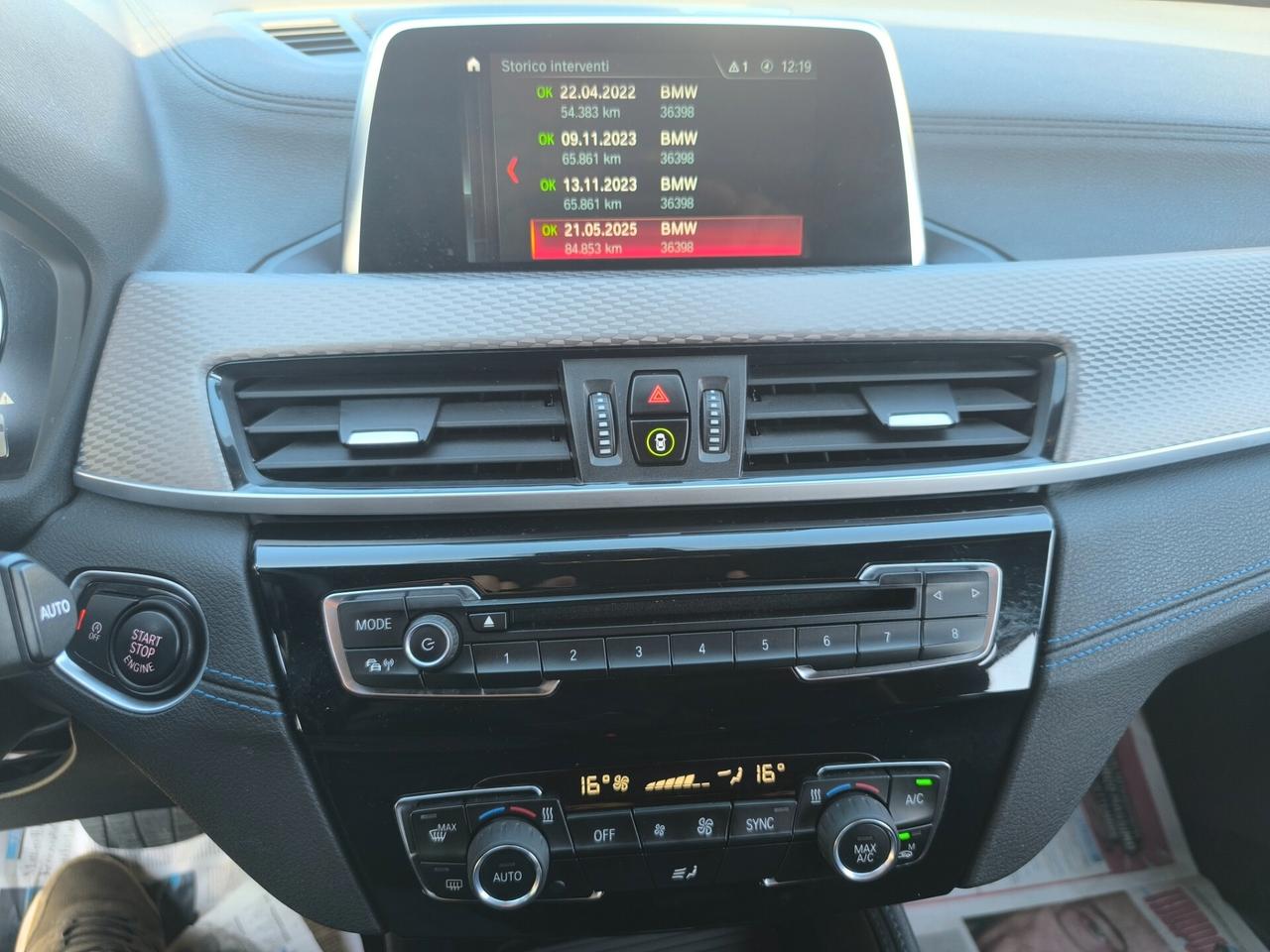 BMW X2 MSPORT S 2.0 DIESEL 09/2019 TAGLIANDI BMW NAV/TELECAMERA POST/