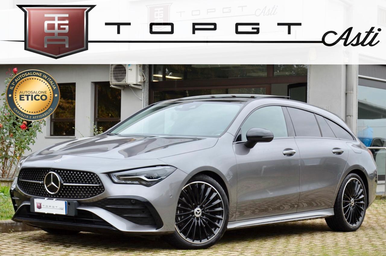 MERCEDES-BENZ CLA 200 SHOOTING BRAKE 200d AMG LINE PREMIUM 150cv AUTO, UNICOPROPRIETARIO, UFF ITALIANA, EURO 6D, FACE LIFT, SERVICE MERCEDES, TETTO, HI-FI PREMIUM, PERMUTE