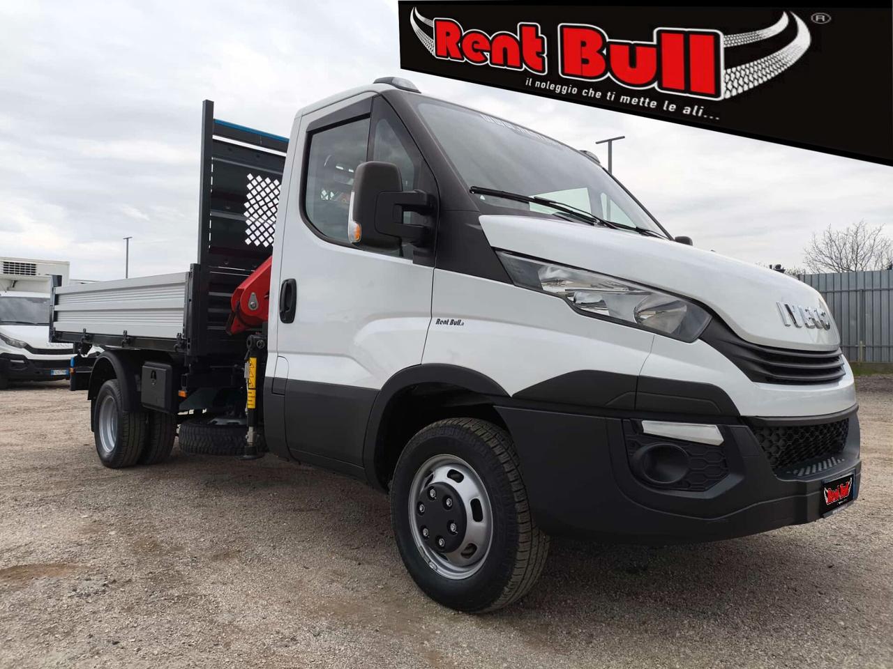 IVECO DAILY 35C16 RIBALTABILE TRILATERALE CON GRU' HC 33 RIF:5224