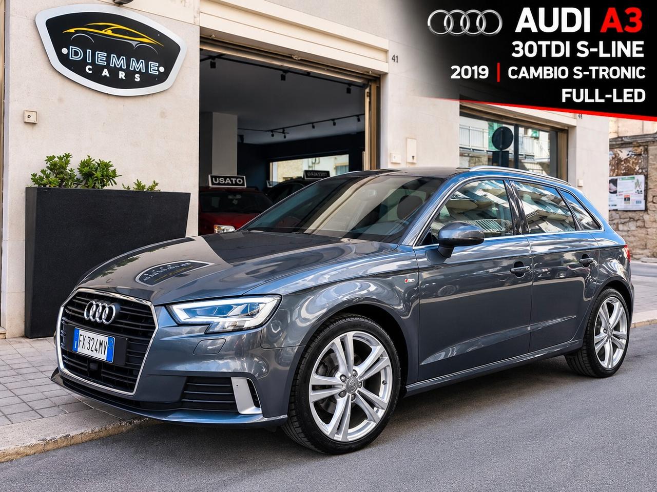 Audi A3 SPB 30 TDI Sport S-line Full-Led 2019