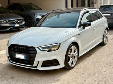 Audi a3 spb 2.0tdi 150cv-"TETTO-S-LINE-GANCIO TRAINO"-'17