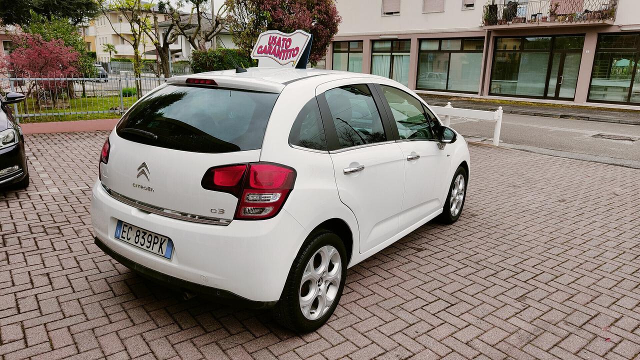 Citroen C3 EXCLUSIVE KM 76.500 OK NEO PATENTATI