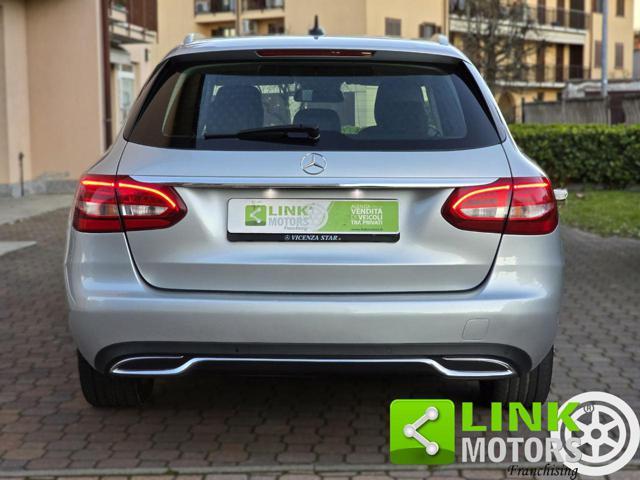 MERCEDES-BENZ C 220 d S.W. Auto Exclusive E6 AdBlue Pneumatiche