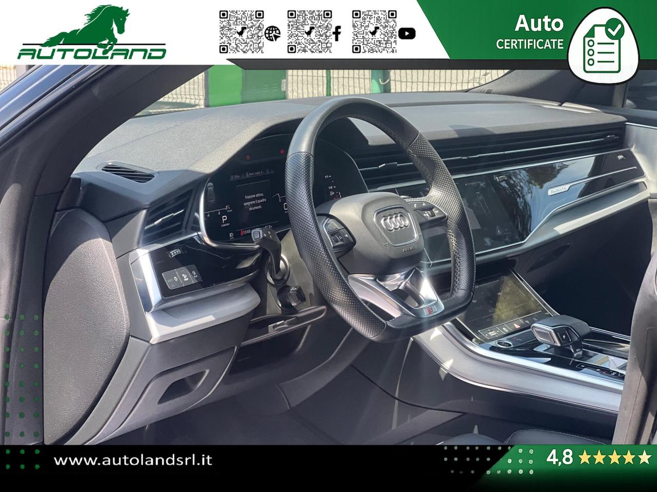 Audi Q8 50 3.0 286cv S-line Pelle Totale*Matrix*iva det