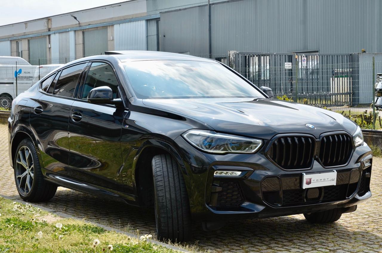 BMW X6 XDRIVE30d MHEV 48V MSPORT 286cv AUTO, FULL OPTIONAL, UFF ITALIANA, SERVICE BMW, EURO 6D, PERMUTE