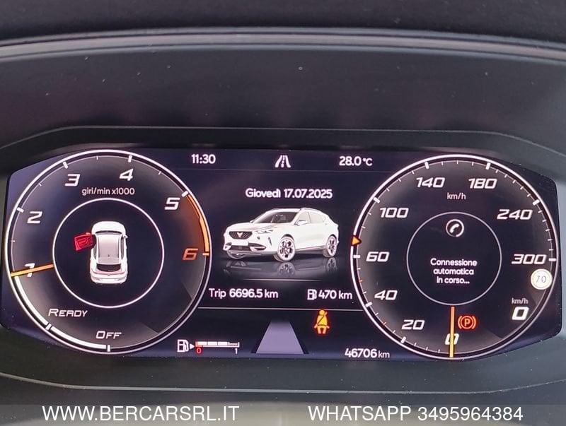 Cupra Formentor 2.0 TDI*VIRTUAL COCKPIT*TELECAMERA*VOLANTE MULTIFUNZIONE*PDC*FULL LED*LUCI SOFFUSE*