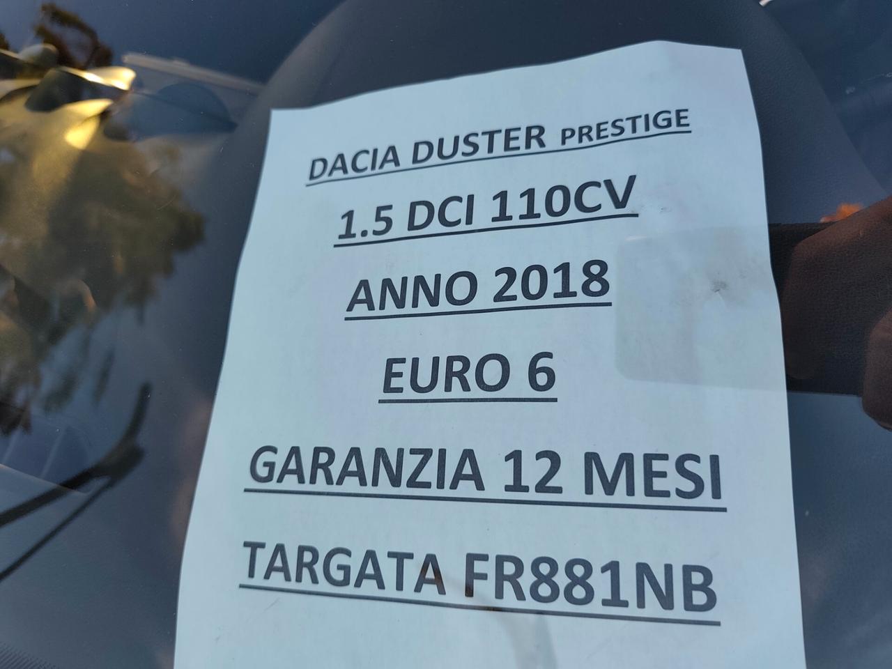 Dacia Duster 1.5 Blue dCi 110cv km139000
