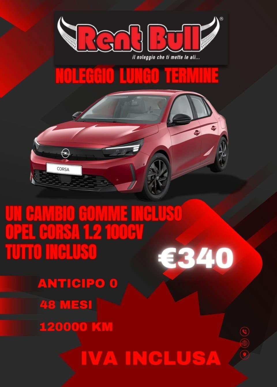 NOLEGGIO A LUNGO TERMINE OPEL CORSA