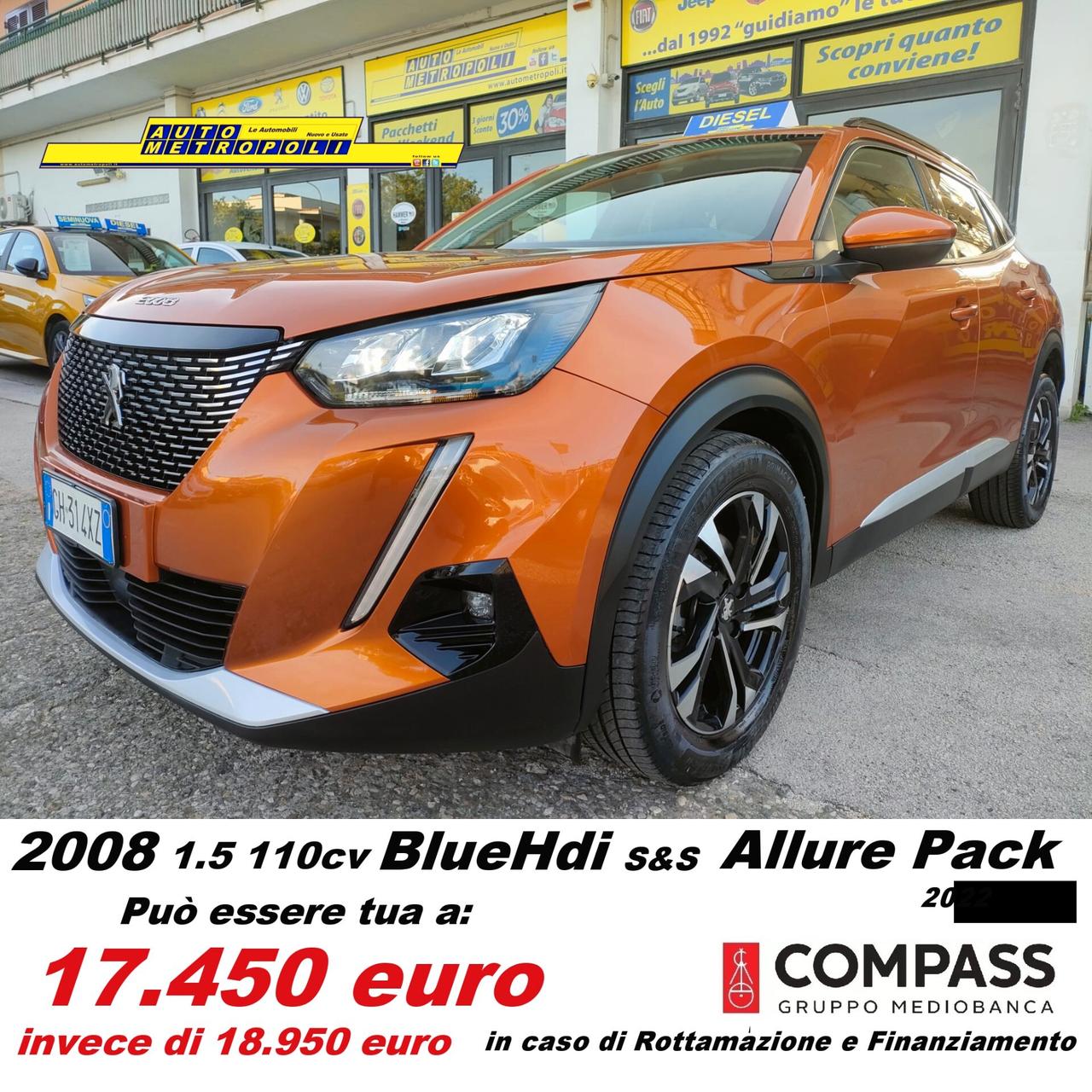 Peugeot 2008 1.5 110cv BlueHDi S&S Allure Pack