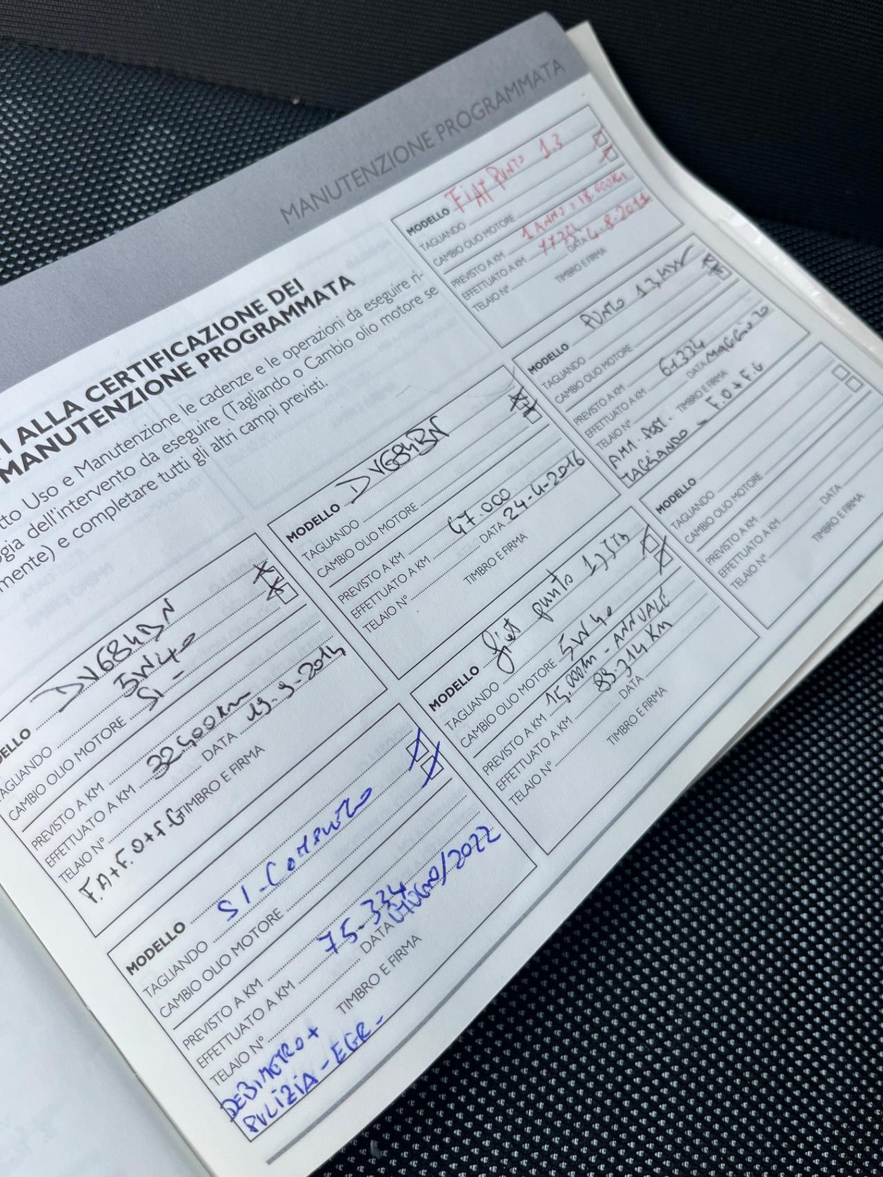 Fiat Punto 1.3 MJT EURO4 SOLO 100M KM DA VETRINA