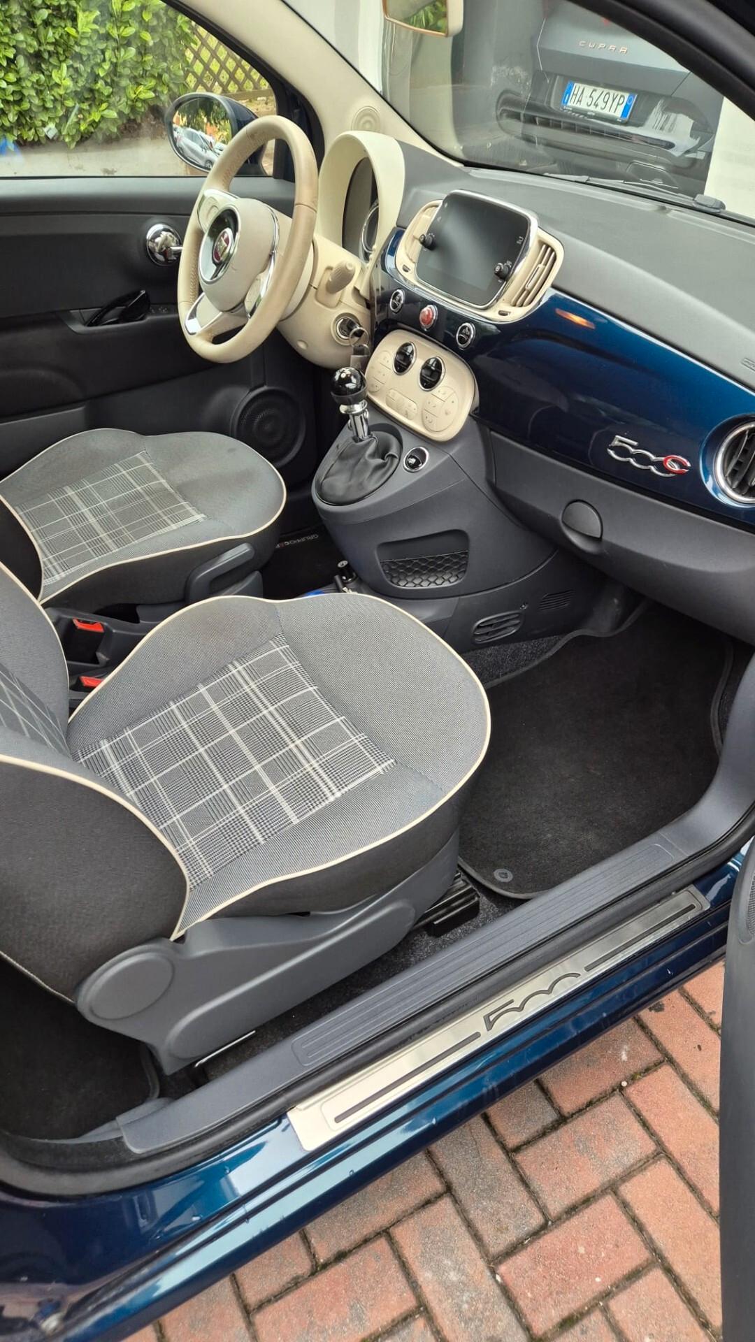 Doppio treno cerchi e gomme Fiat 500 C 1.2 Lounge