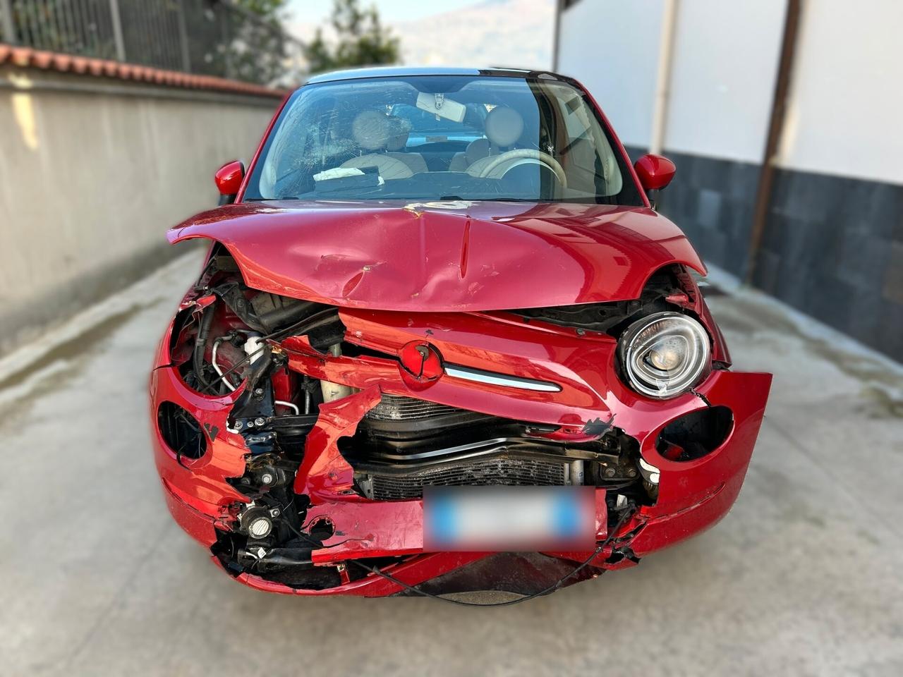 Fiat 500 1.2 Benzina - 2017 Incidentata