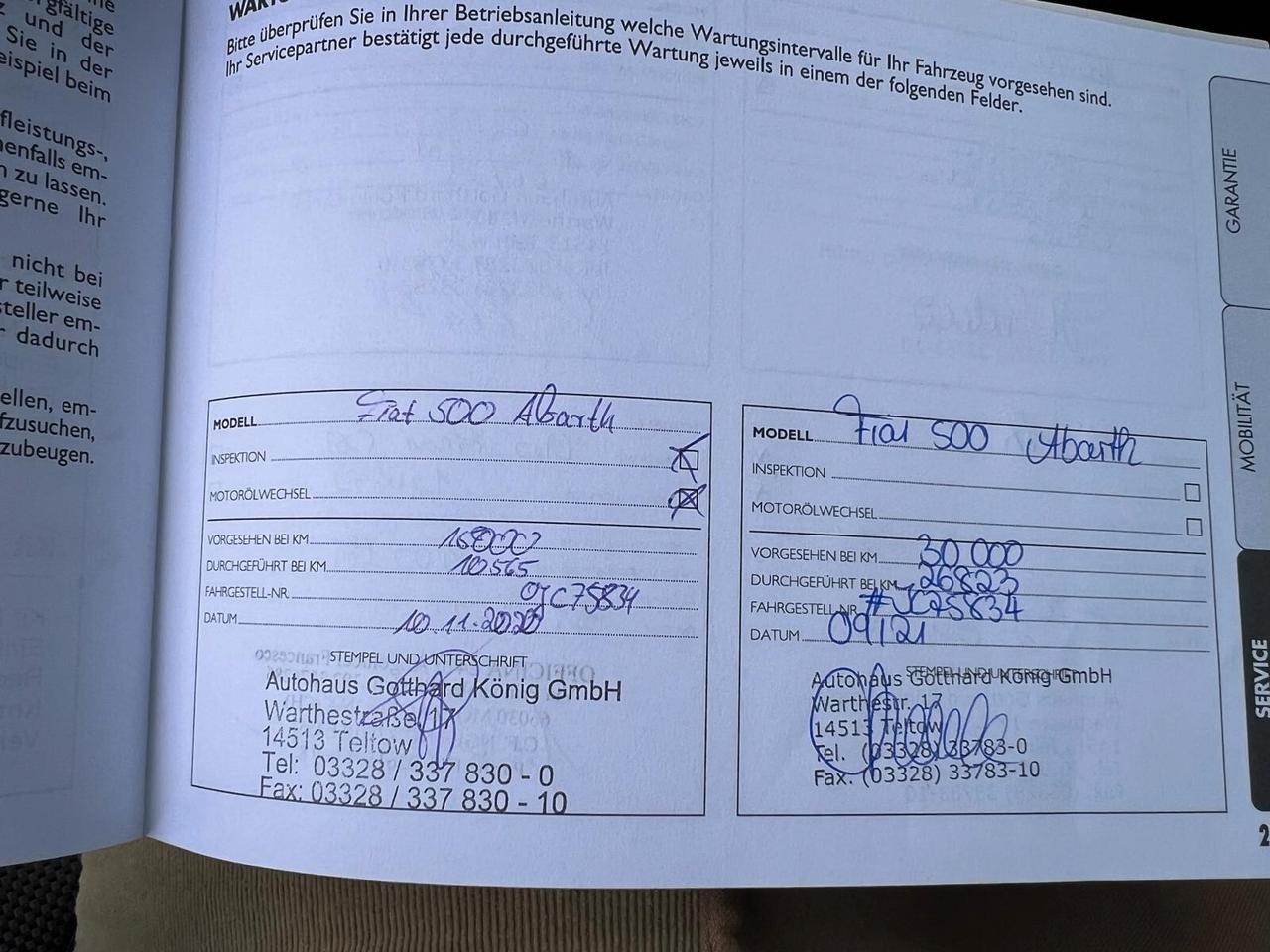 Abarth 595 1.4 Turbo T-Jet 160 CV Pista Cabrio