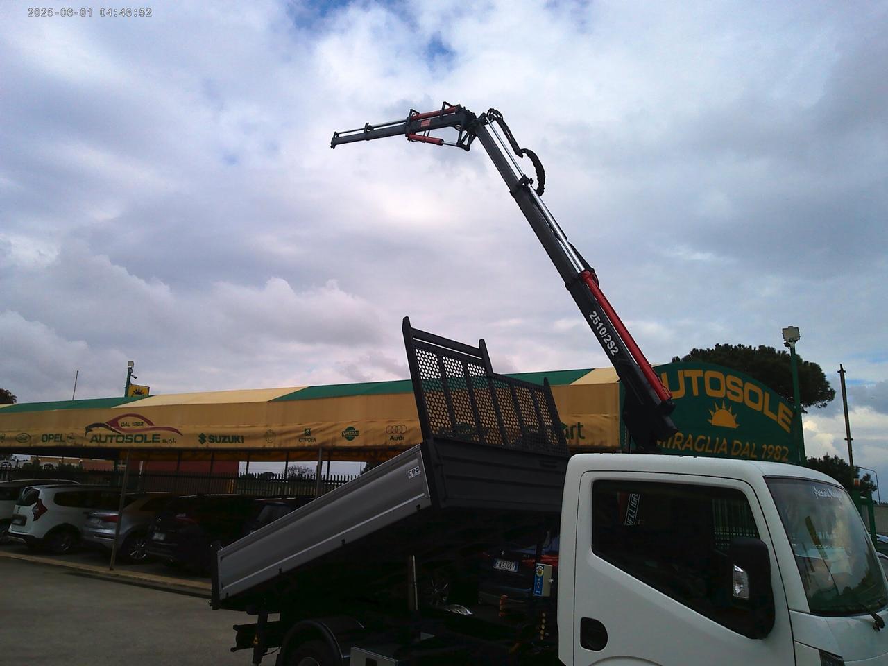 Nissan Cabstar NT 400 3000 E6 GRU AG 2510 2+2 JIB RIBALTABILE 92K