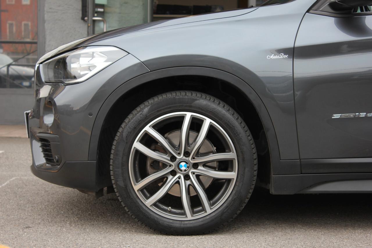 Bmw X1 sDrive 18d auto PDC ANT/POST CERCHI DA 18 VETRI OSCURATI