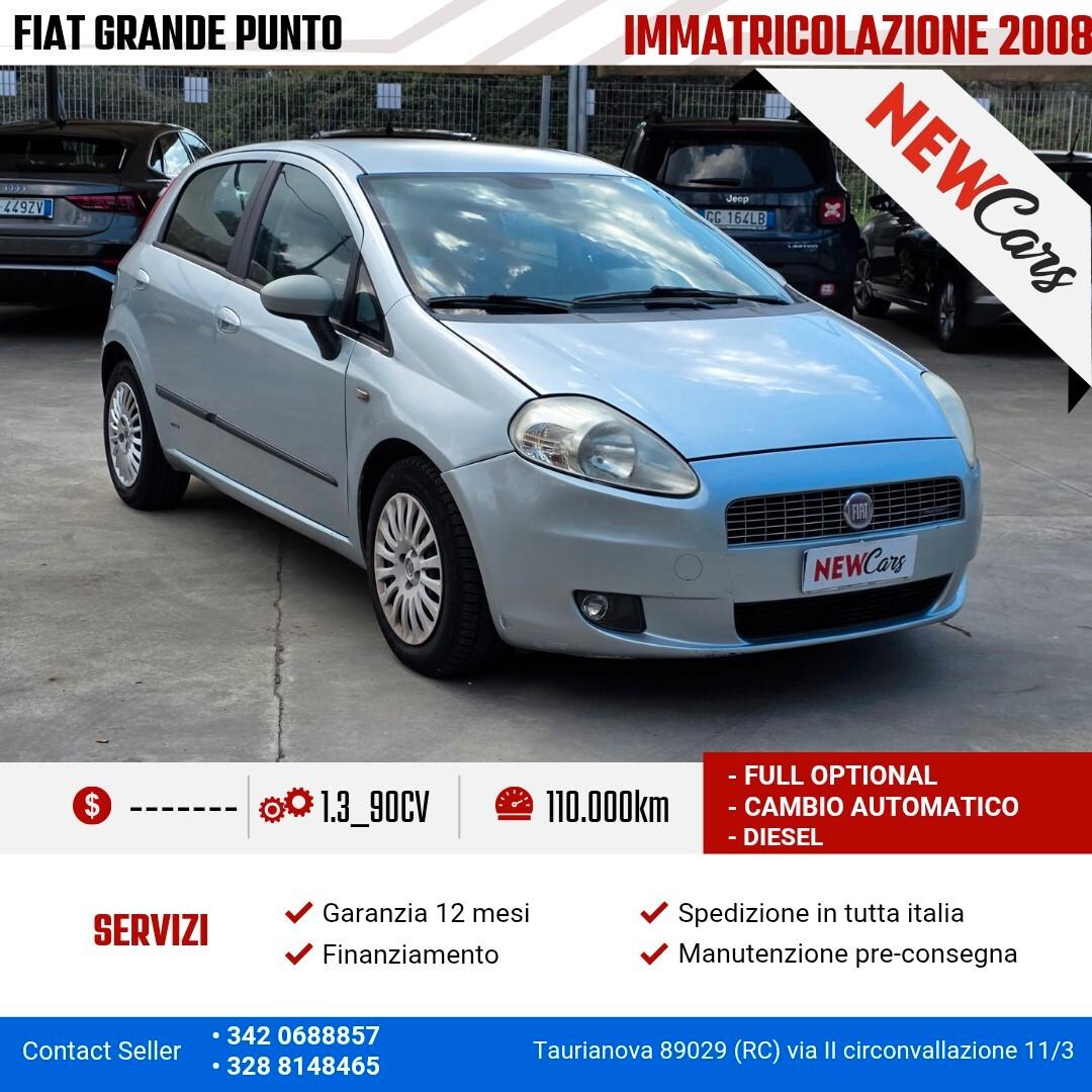Fiat Grande Punto 1.3 MJT 90 CV 5 porte automatica