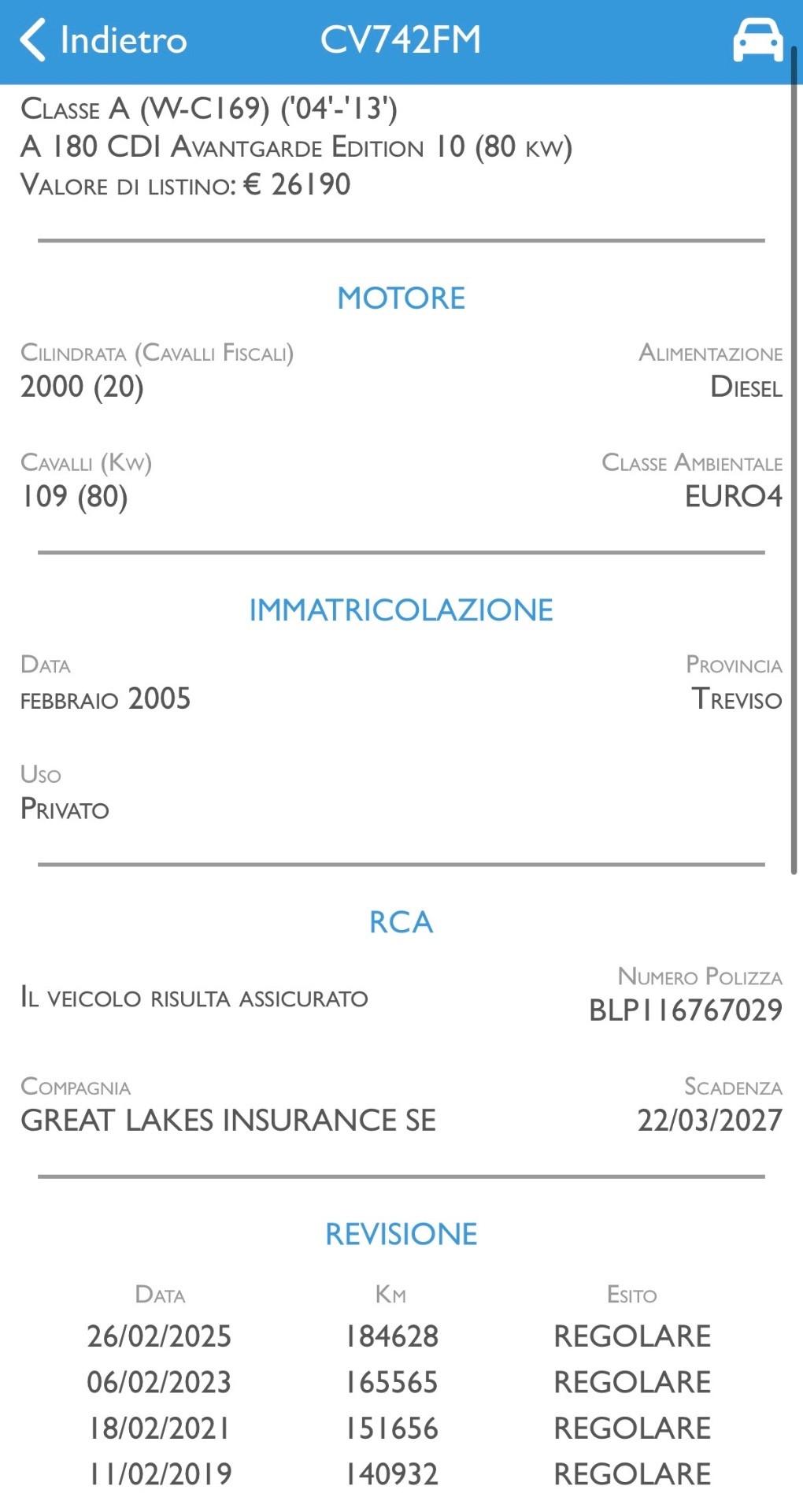 Mercedes-benz A 180 CDI Avantgarde UNICO PROP