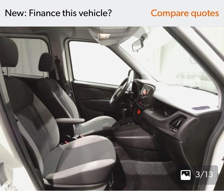 Fiat Doblo XL Maxi 1.6 Diesel Disabili Tetto Alto 2017