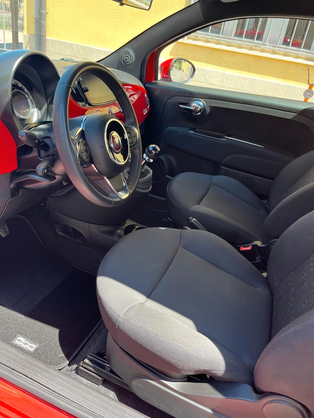 Fiat 500 1.0 Hybrid Red