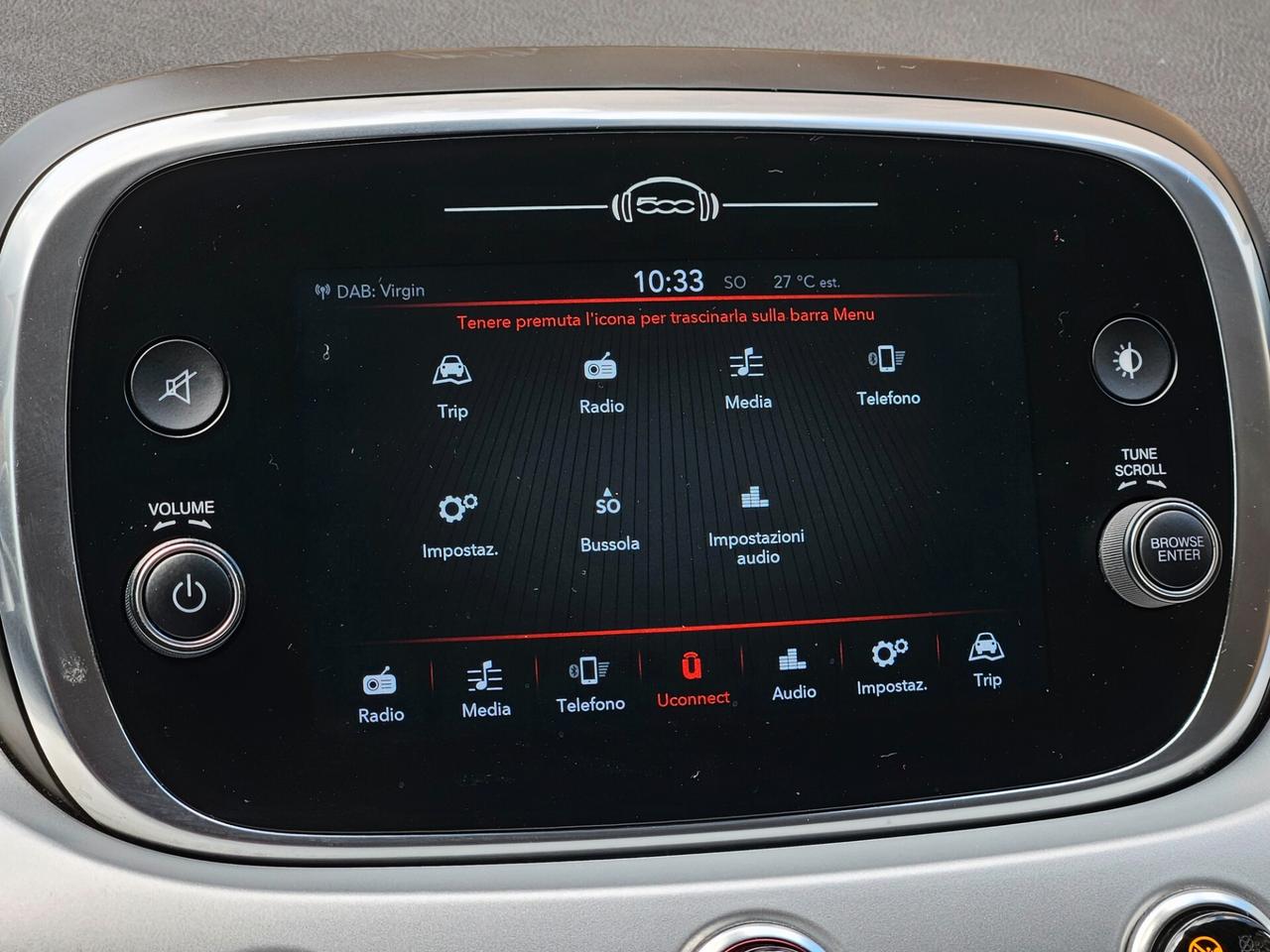 FIAT 500X 1300 MJT CONNECT CHILOMETRI CERTIFICATI