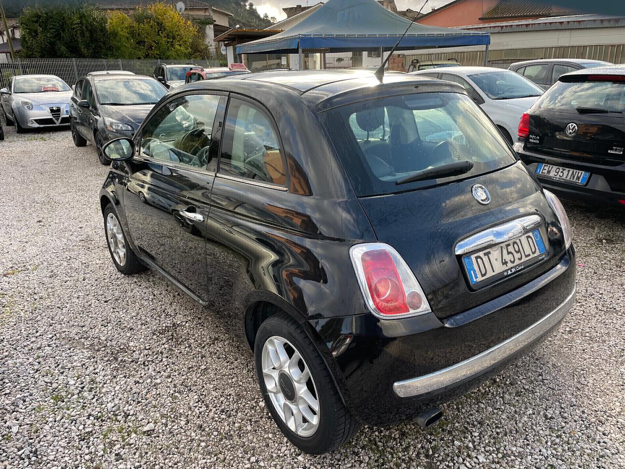 Fiat 500 1.2 BENZINA nero met. TAGLIANDO COMPLETO