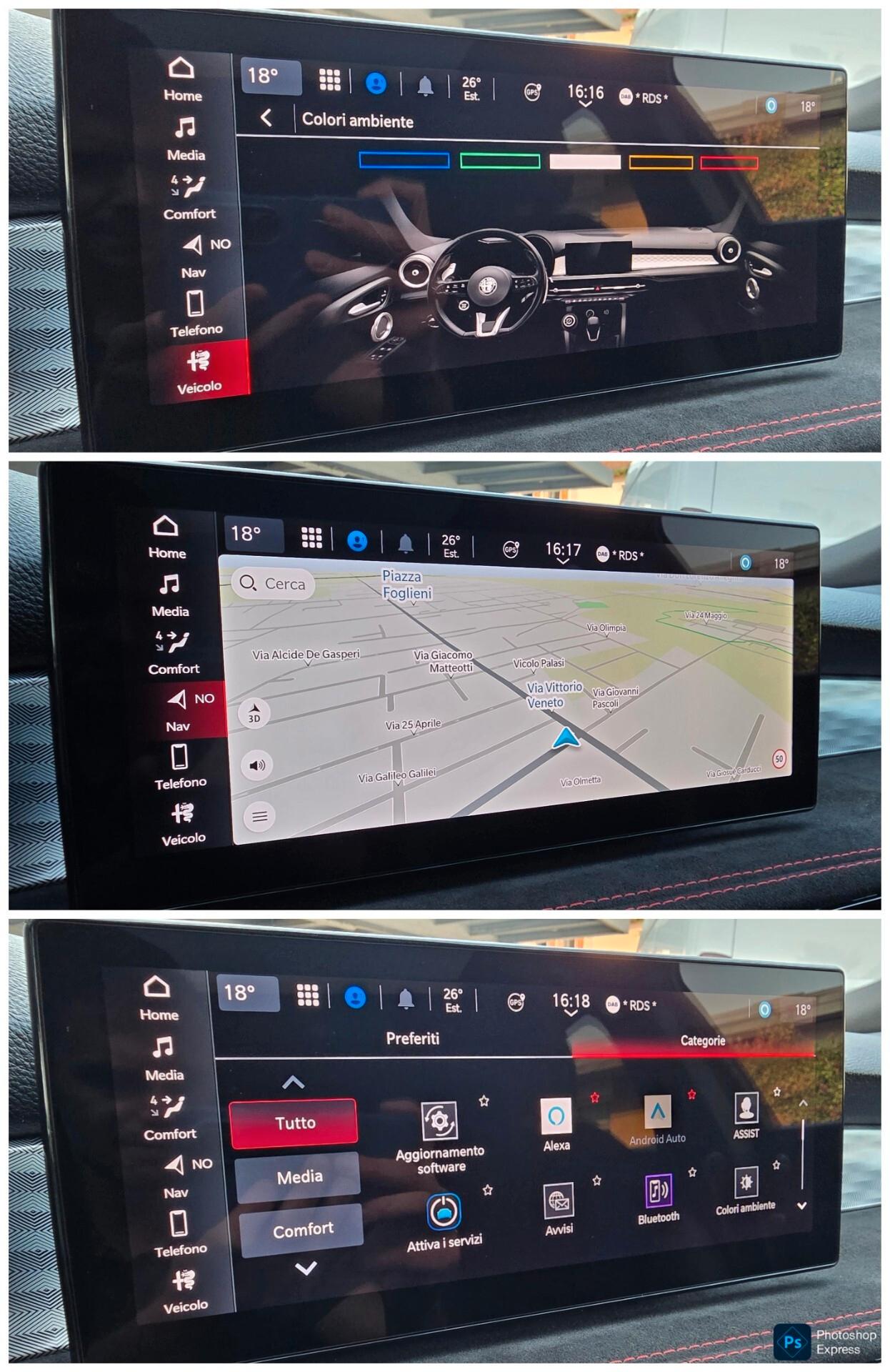 Alfa Romeo Tonale 1.5 Hybrid 160cv Veloce TCT7 / TETTO+CAMERA 360°+CERCHI 20"