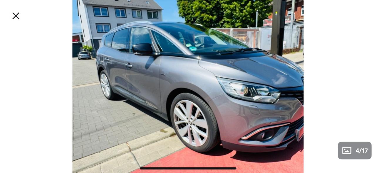 Renault Grand Scenic 7 posti 5 anni di garanzia