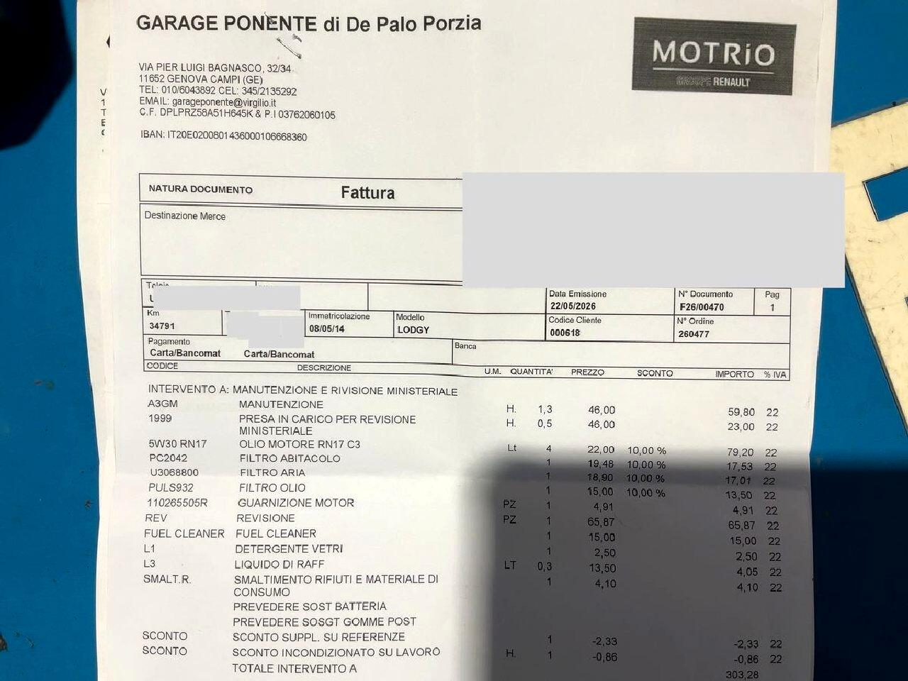 Dacia Lodgy 7 POSTI 1.6 Lauréate Unicoproprietario