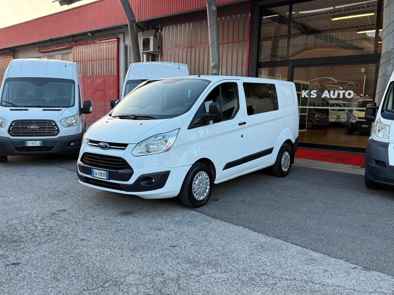 ford transit CUSTOM VAN 6 POSTI AUTOCARRO DOPPIA CABINA