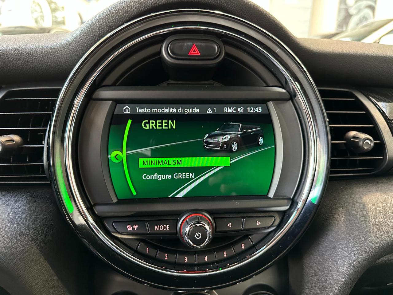 Mini Cabrio Cooper D Hype 1.5 Auto-LED-17"-Telecamera-Carplay-Pack Luci