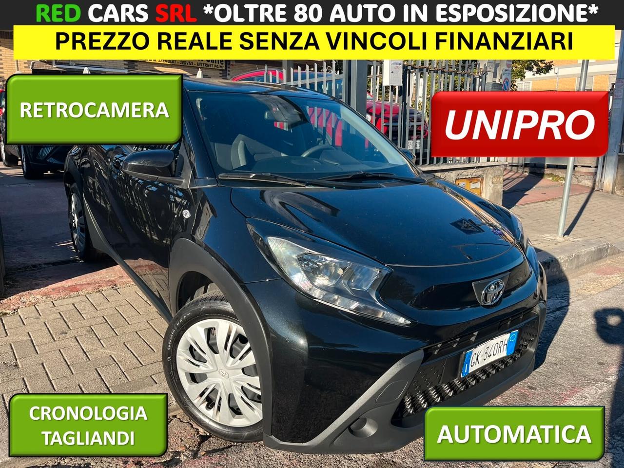 TOYOTA AYGO X UNIPRO' CRONO TAGLIANDI AUTOMATICA *PREZZO VERO*