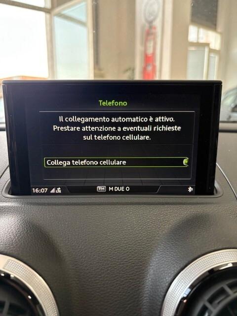 Audi A3 SPB 2.0 TDI S tronic Sport TETTO APRIBILE full optionals