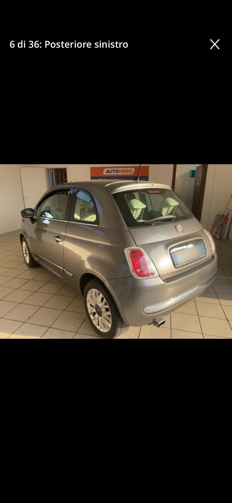 Fiat 500 1.2 Lounge da vetrina 2014