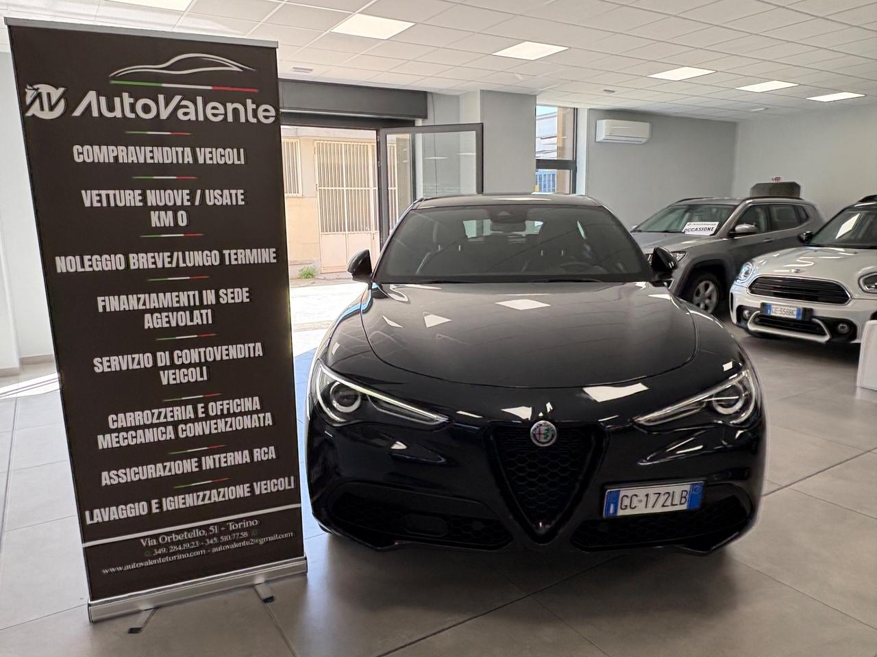 Stelvio Veloce 2.0 280CV 2020 km91000 Total black