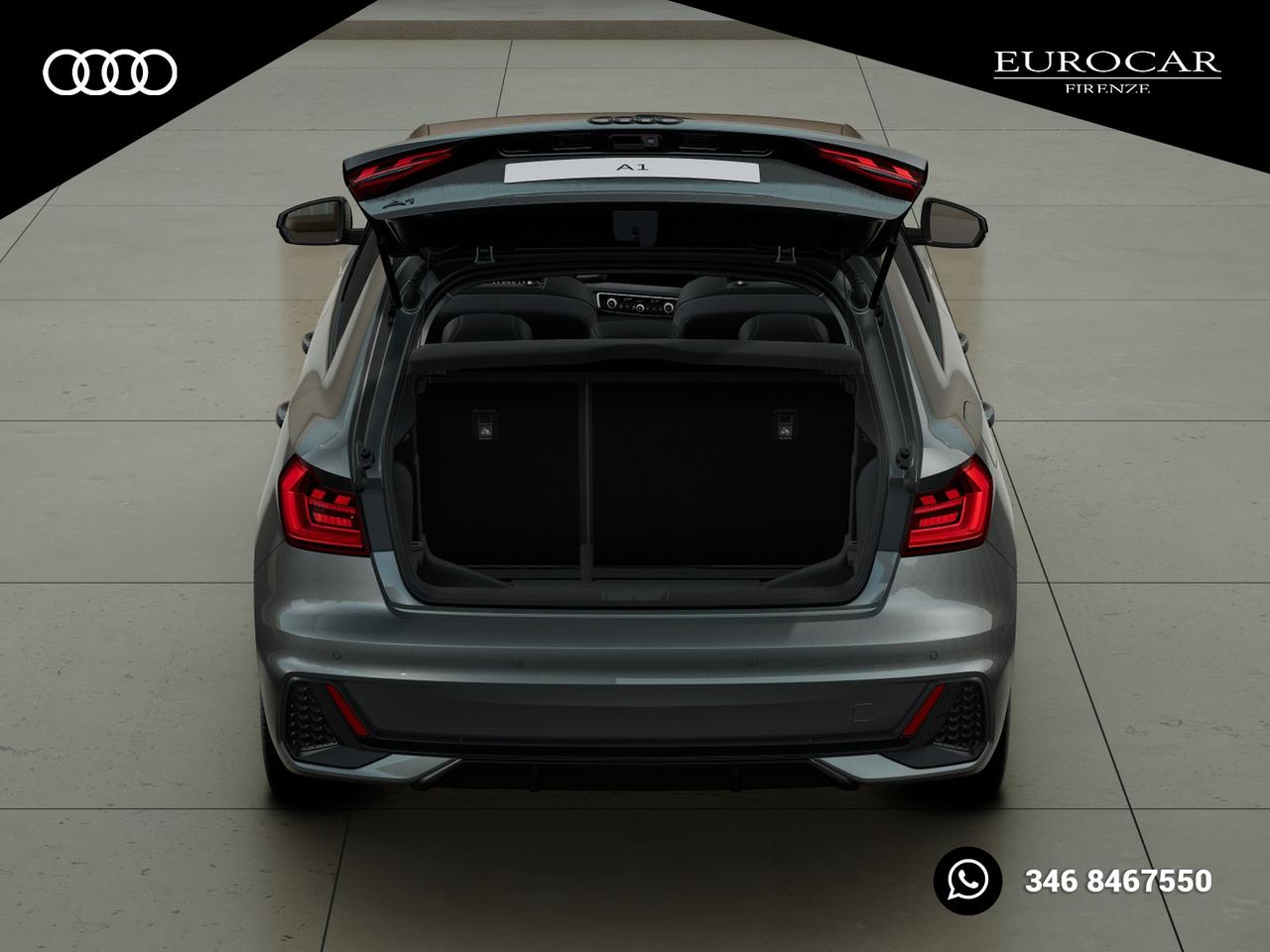 Audi A1 sportback 30 1.0 tfsi identity black 116cv s-tronic
