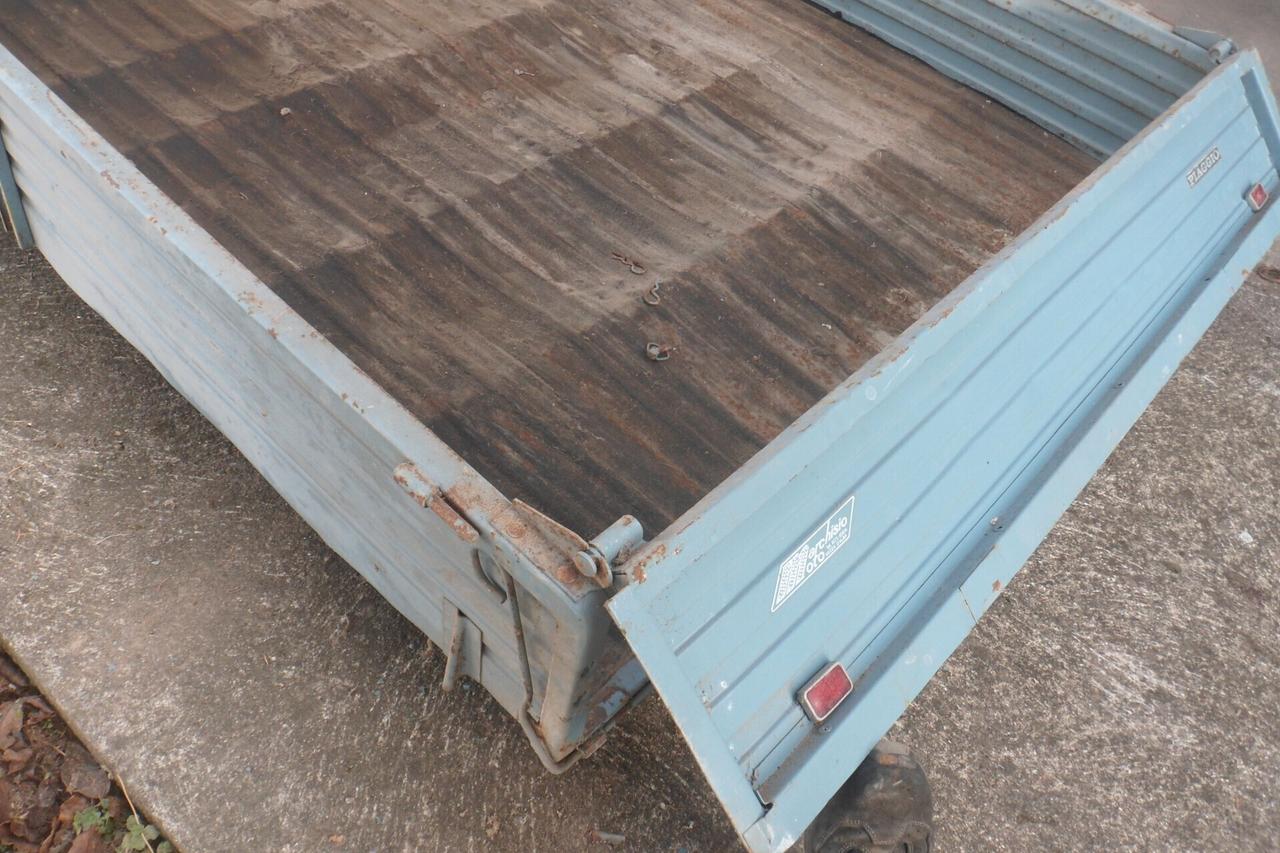 Piaggio Ape car p2/p3 solo cassone ribaltabile con soprasponde