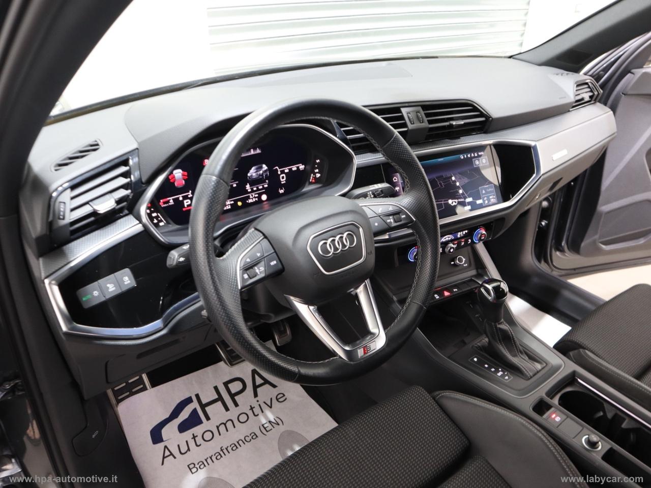 AUDI Q3 SPORTBACK 2.0TDI 200CV S-tronic S-LINE NAVI MATRIX LED PELLE QUATTRO RETROCAMERA