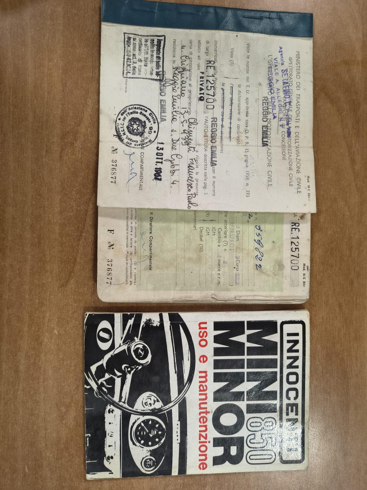 Innocenti Mini MINOR -ANNO 1967 - OTTIME CONDIZIONI