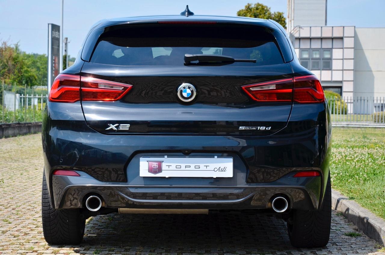 BMW X2 SDRIVE18d MSPORT 150cv AUTO, UFF ITALIANA, TUTTI SERVICE UFF BMW, EURO 6D, FARI LED, RETROCAMERA, PERMUTE