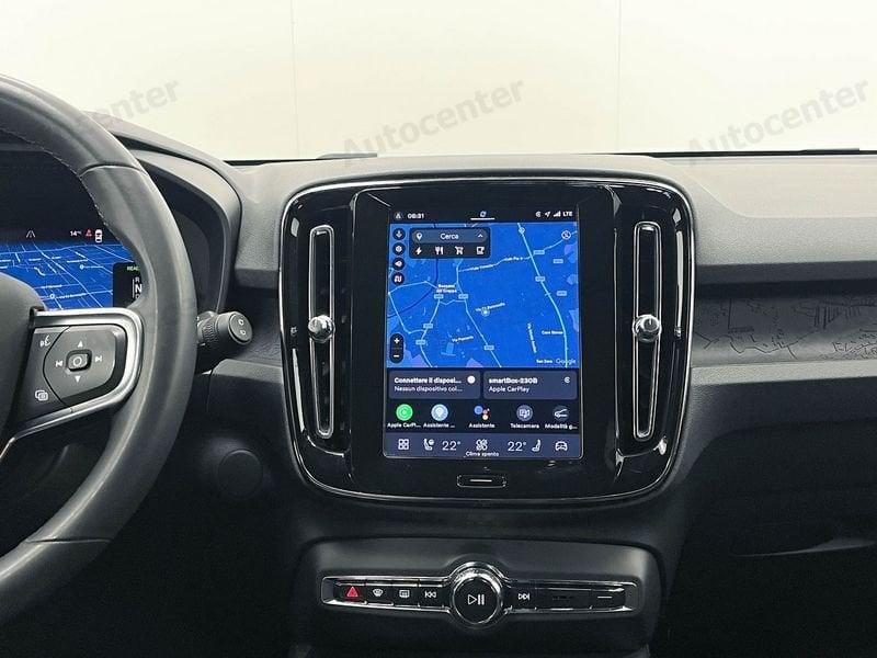 Volvo XC40 Recharge XC40 PURE ELETTRIC SINGLE MOTOR FWD PLUS **AUTOCARRO 4 POSTI**