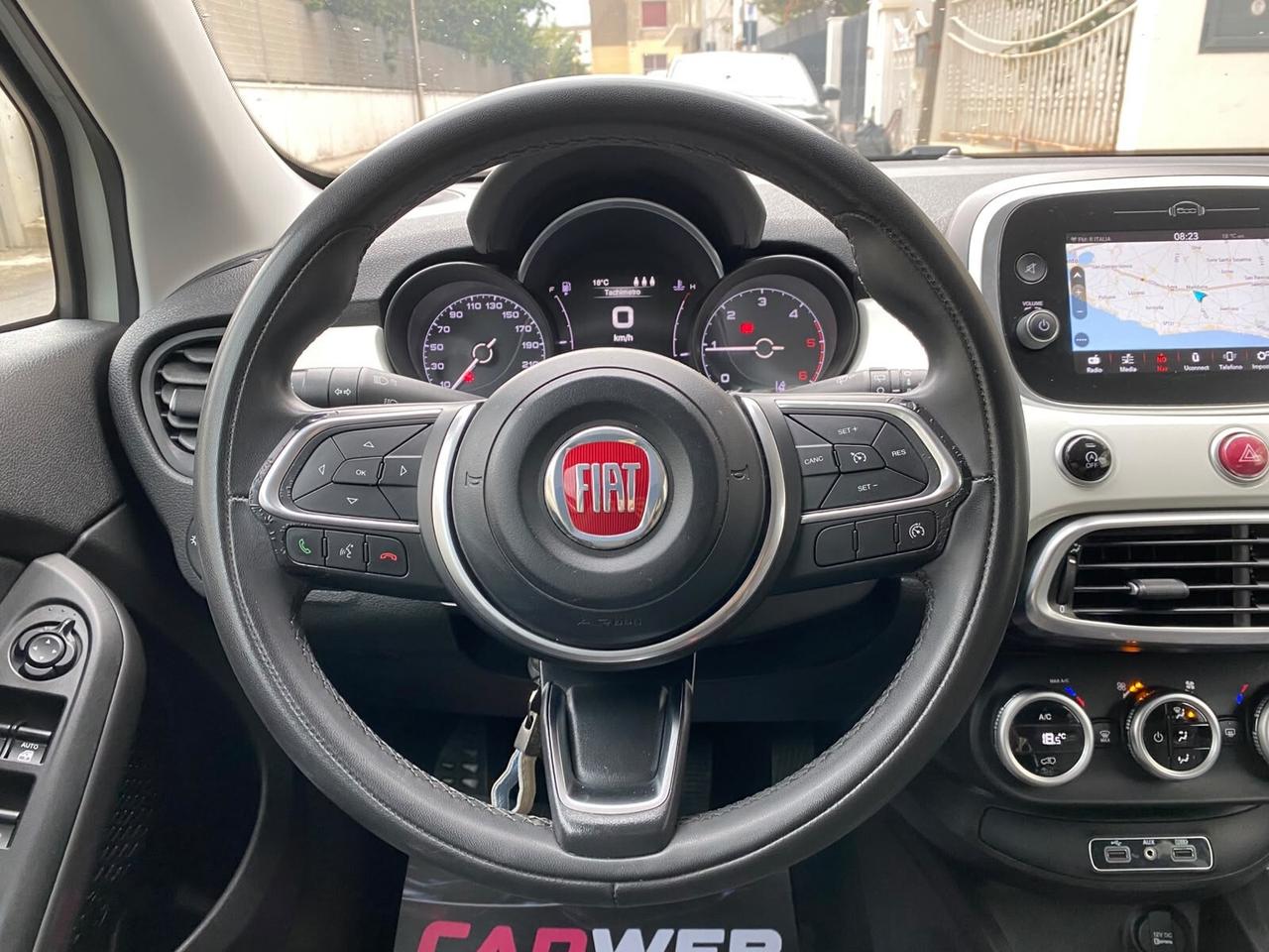 FIAT 500X CITY CROSS 1.3Mjt 95CV Led Navy CAM 2019