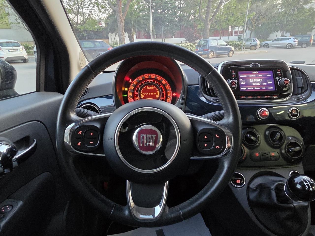 FIAT 500 1.2 Lounge 69cv S&S *2017 solo*95.000 Km