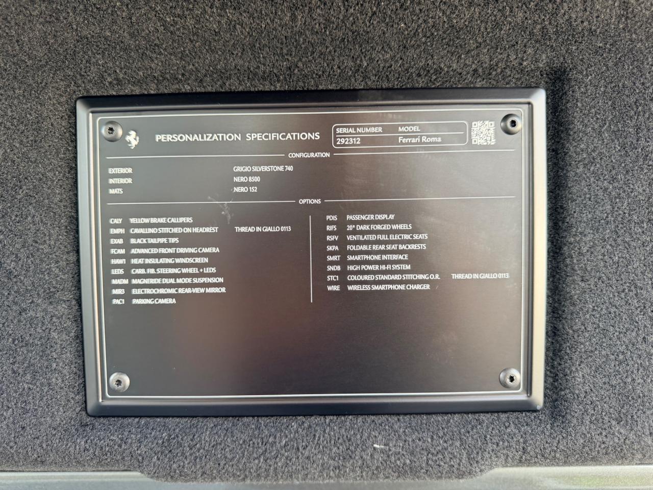 Ferrari Roma garanzia e service estesi 2028/2030 uff